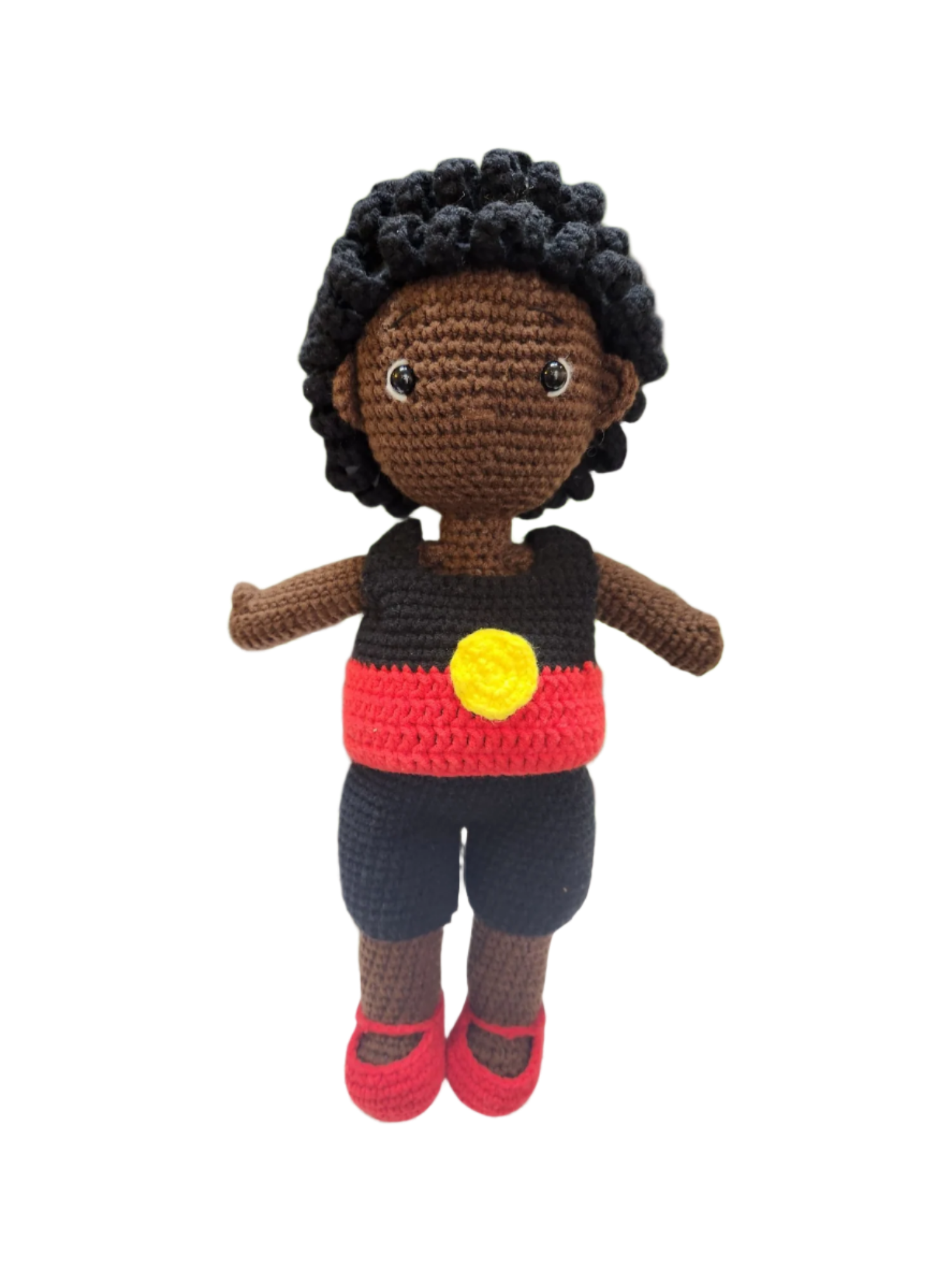 Suzie's Sunshine Dolls - Indigenous Australian Doll (short hair dolls) - Coen - Suzie's Sunshine Dolls