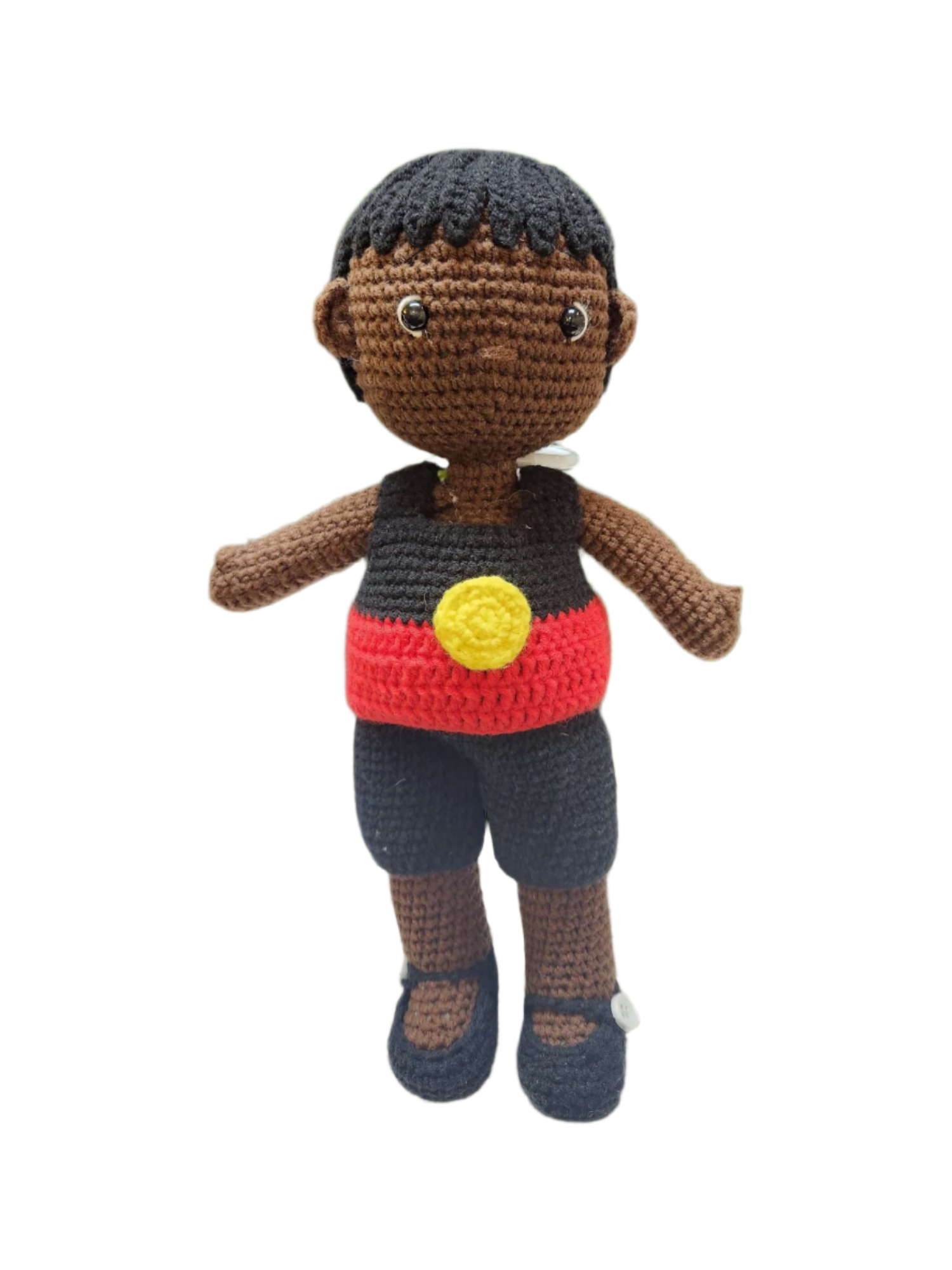 Suzie's Sunshine Dolls - Indigenous Australian Doll (short hair dolls) - Coen - Suzie's Sunshine Dolls