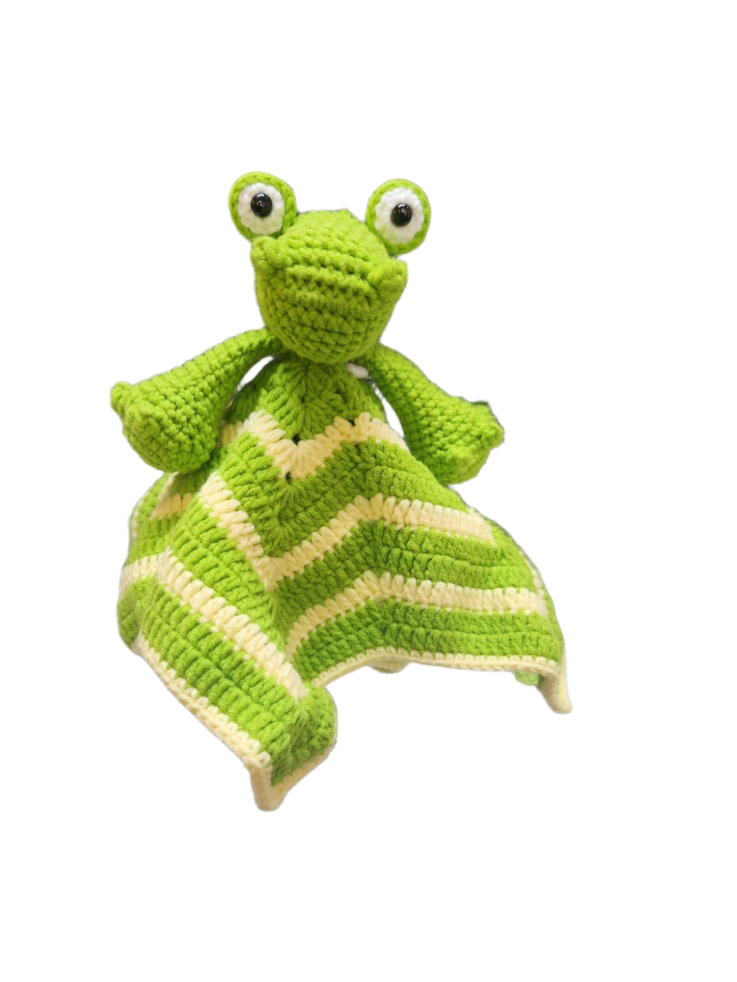 Suzie's Sunshine Dolls - Kasabian the Croc lovey blanket - Suzie's Sunshine Dolls