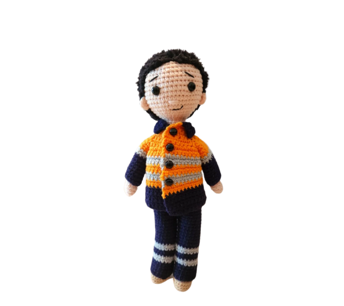 Suzie's Sunshine Dolls - Miner/Tradie - Orange Hi-viz
