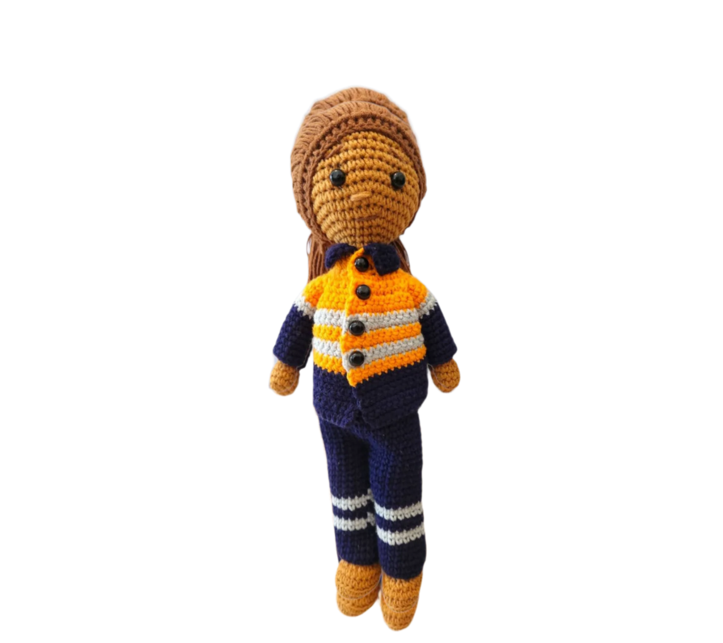Suzie's Sunshine Dolls - Miner/Tradie - Orange Hi-viz