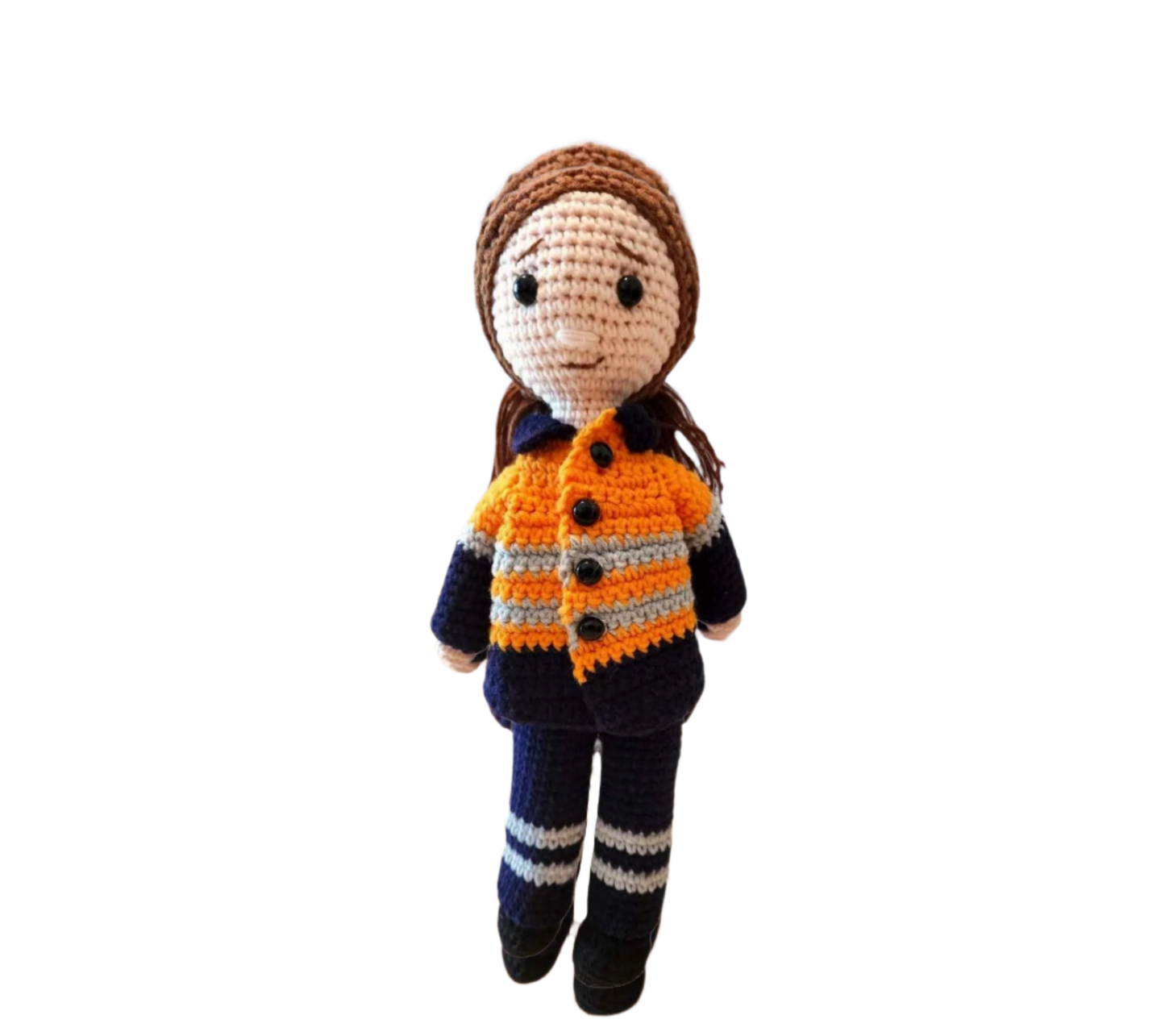 Suzie's Sunshine Dolls - Miner/Tradie - Orange Hi-viz