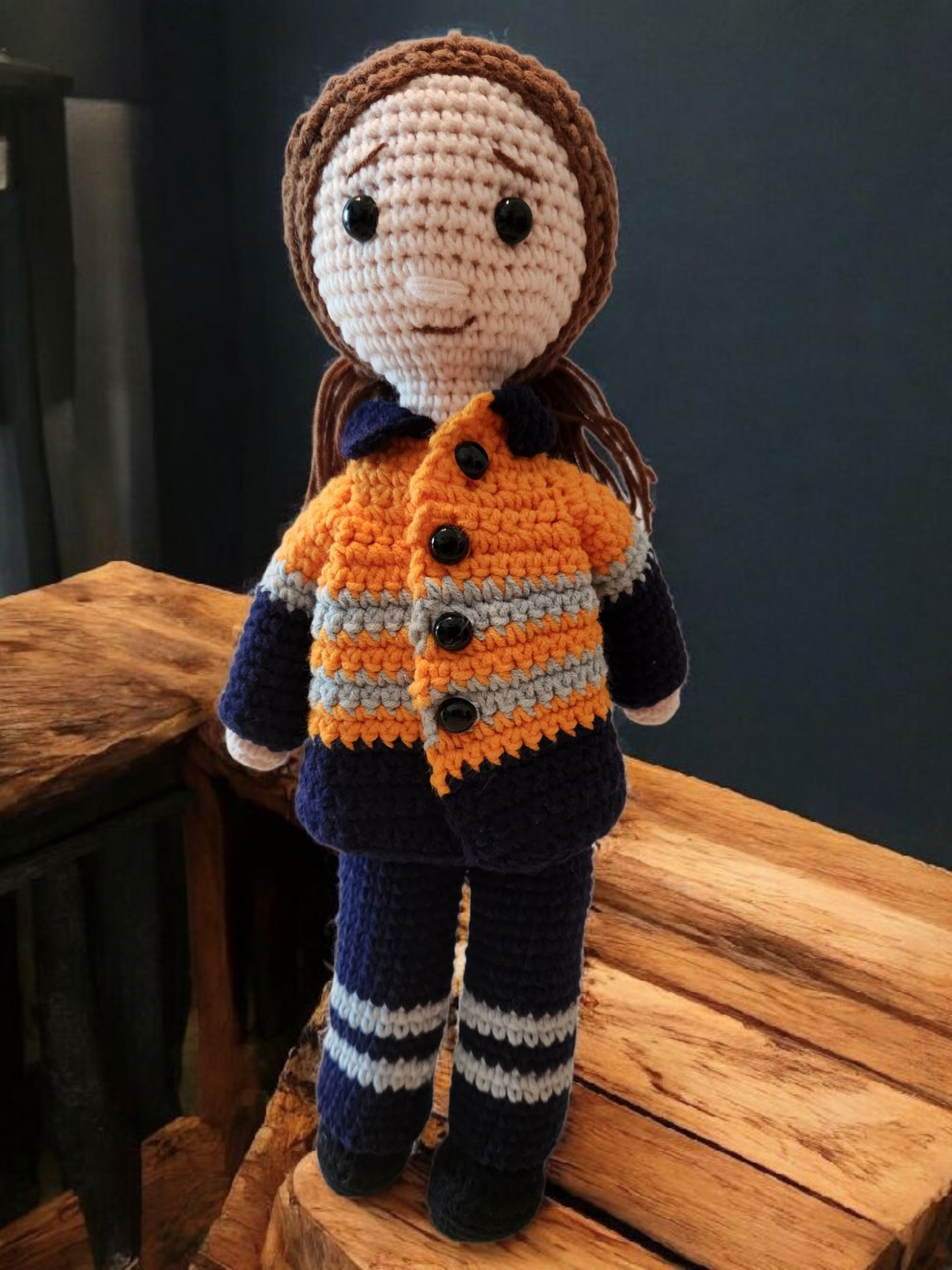 Suzie's Sunshine Dolls - Miner/Tradie - Orange Hi-viz
