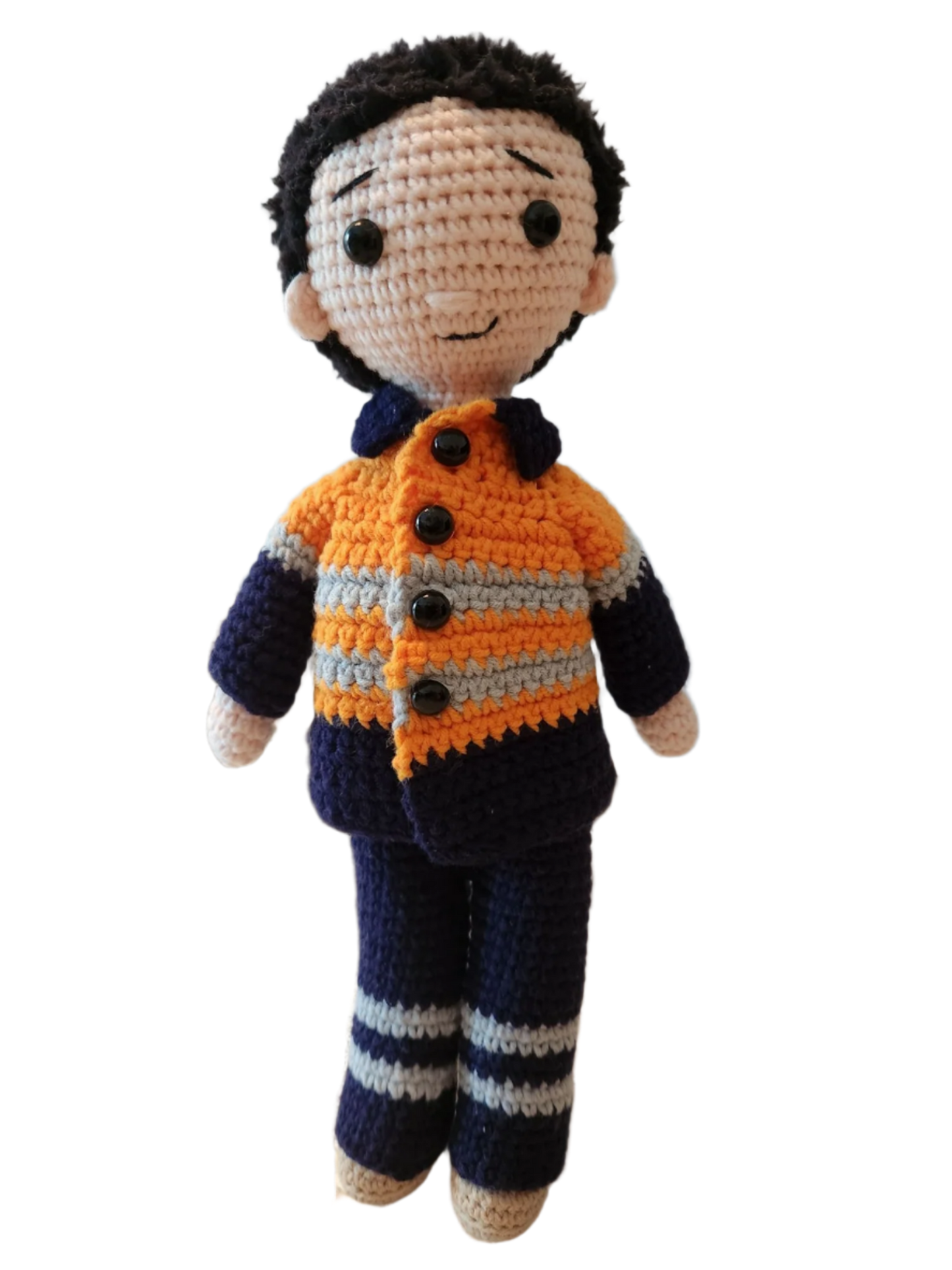 Suzie's Sunshine Dolls - Miner/Tradie - Orange Hi-viz