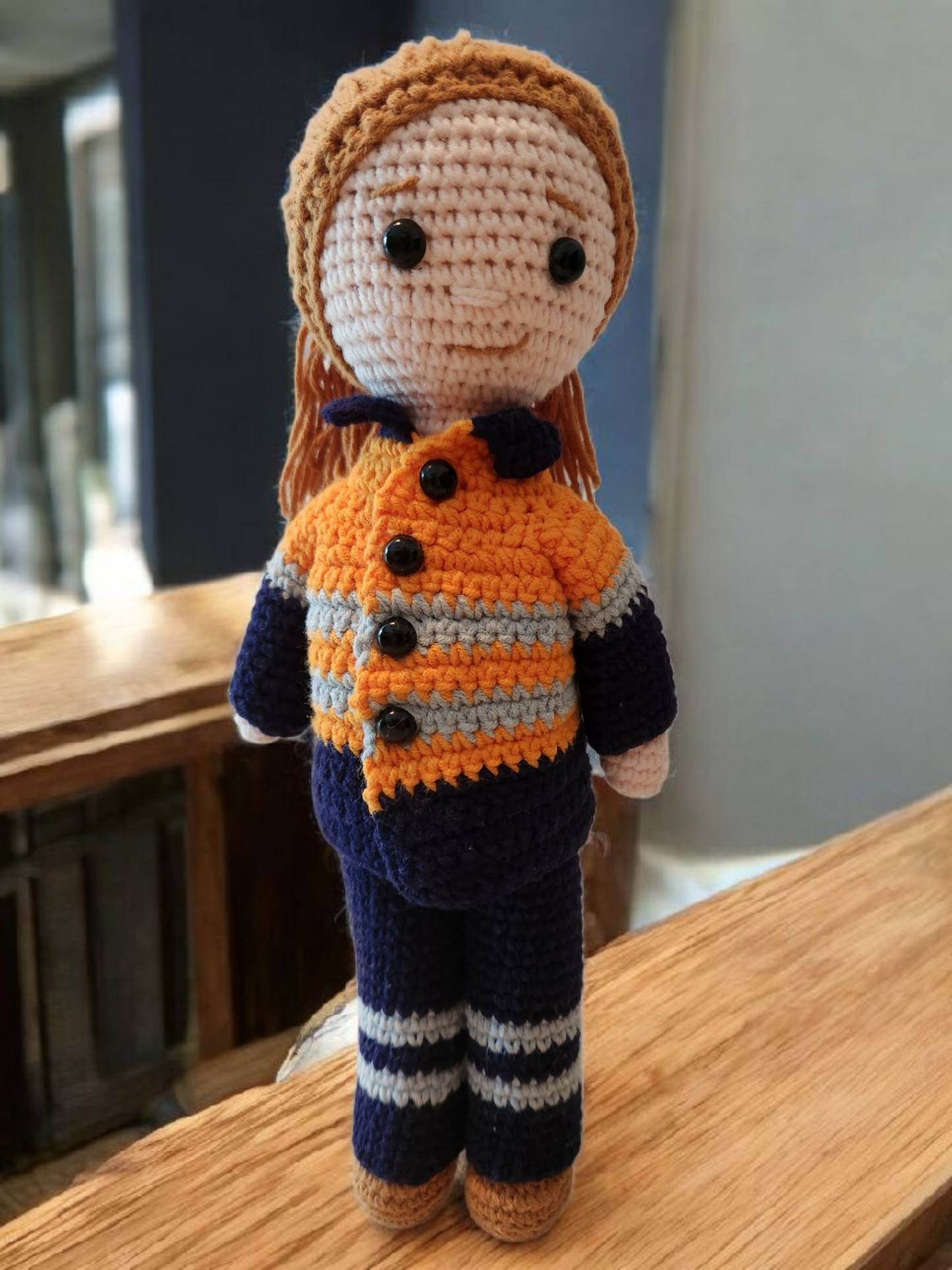 Suzie's Sunshine Dolls - Miner/Tradie - Orange Hi-viz
