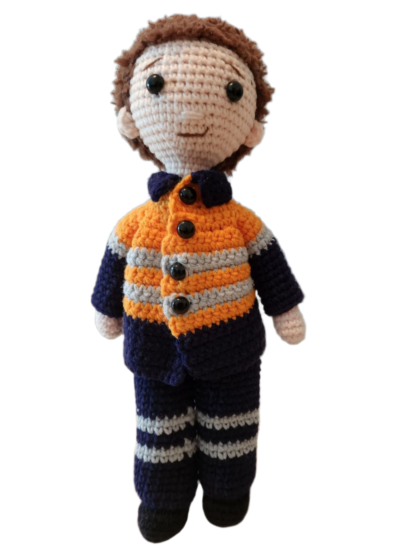 Suzie's Sunshine Dolls - Miner/Tradie - Orange Hi-viz