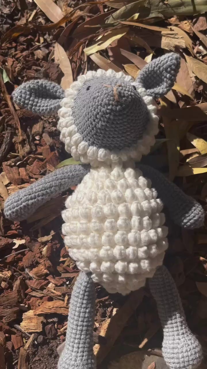 Suzie's Sunshine Dolls - Handmade Crochet Lamb – Soft & Cuddly Companion