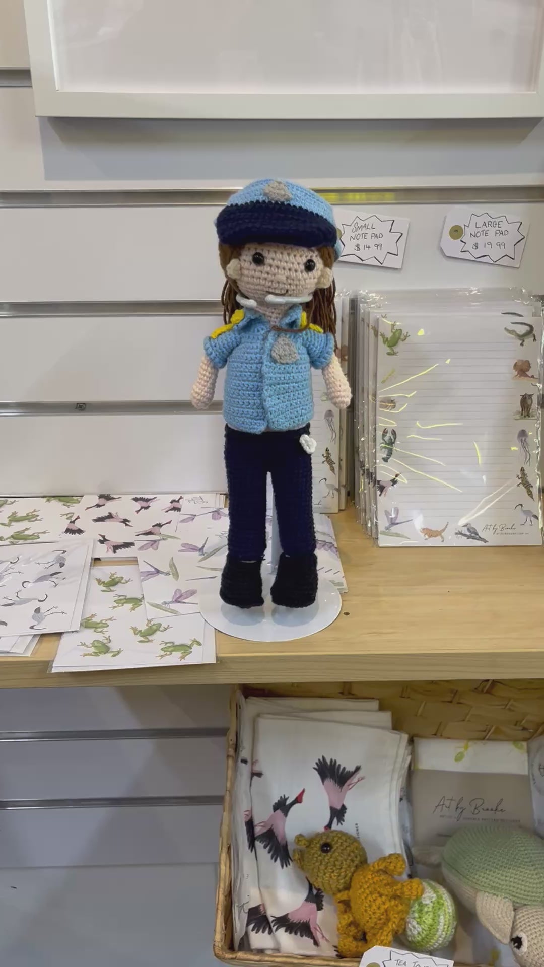 Suzie's Sunshine Dolls - Community Helper - Policeman/ Policewoman