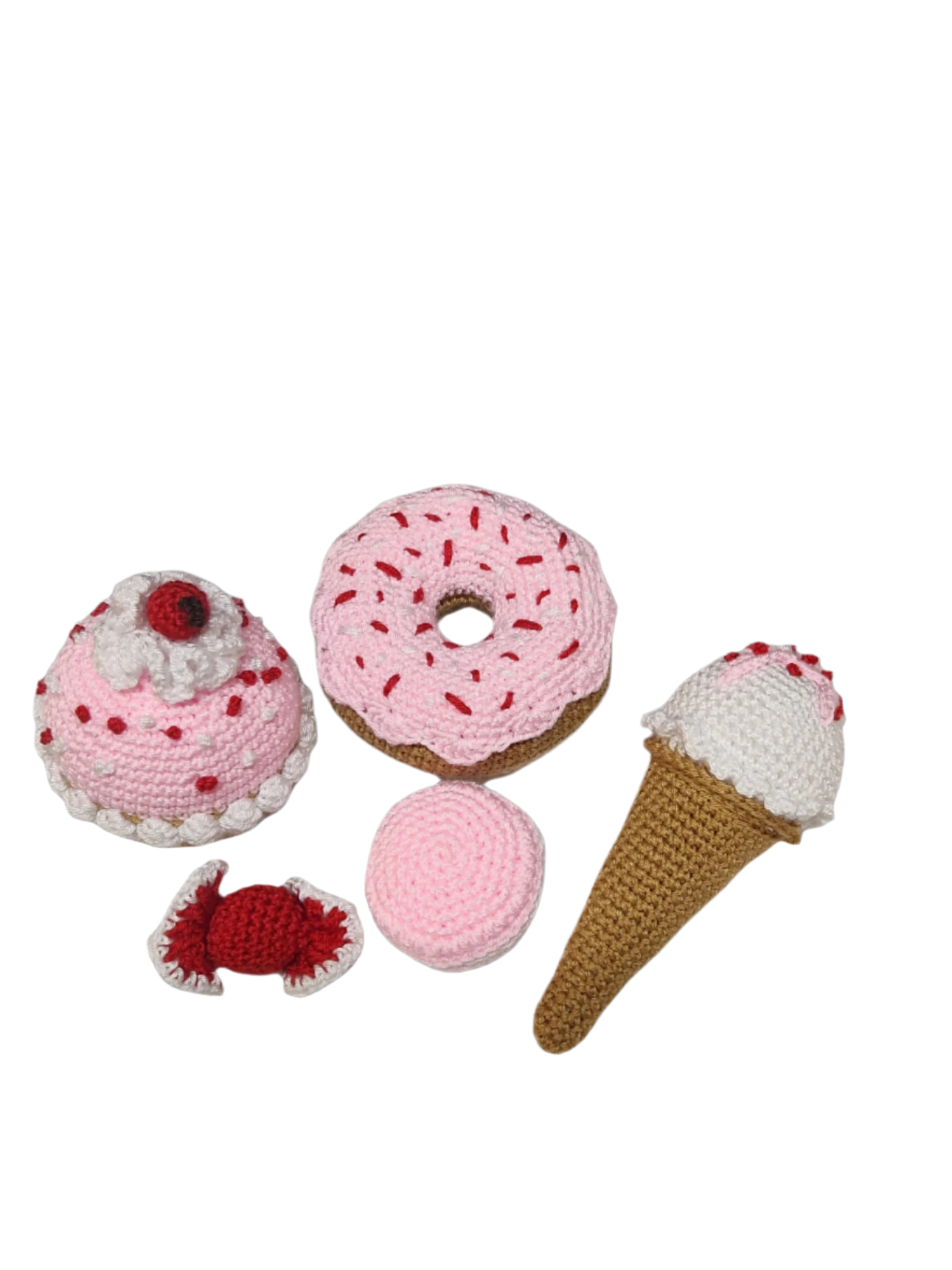 Suzie's Sunshine Dolls - Bring playtime to life – one stitch at a time - Food sets