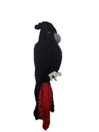 Suzie's Sunshine Dolls - Crocheted Birds - Black Cockatoo, Sulphur-Crested Cockatoo & Galah