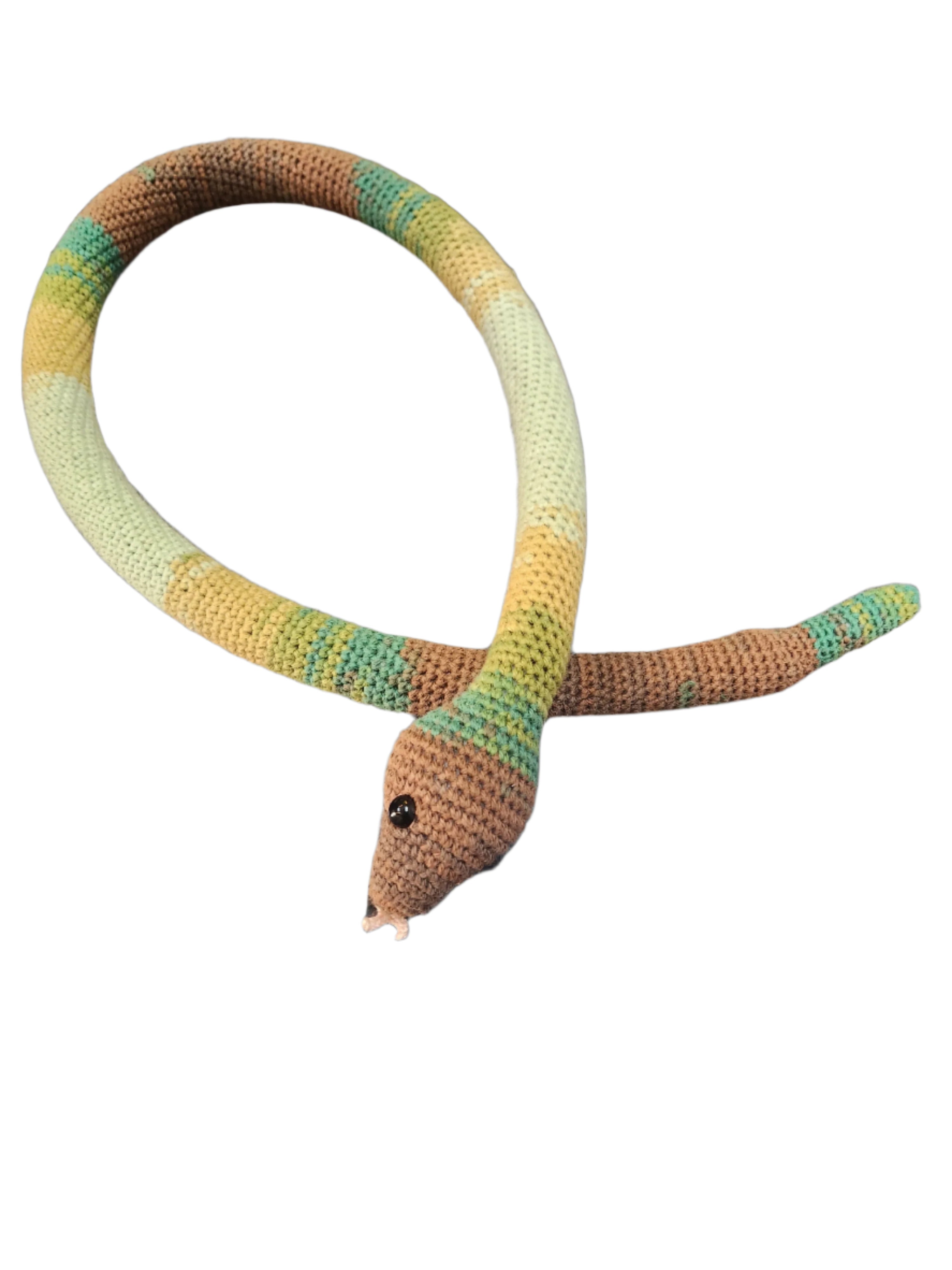 Suzie's Sunshine Dolls - Hand-Crocheted Aussie Snakes – Bendable & Full of Character
