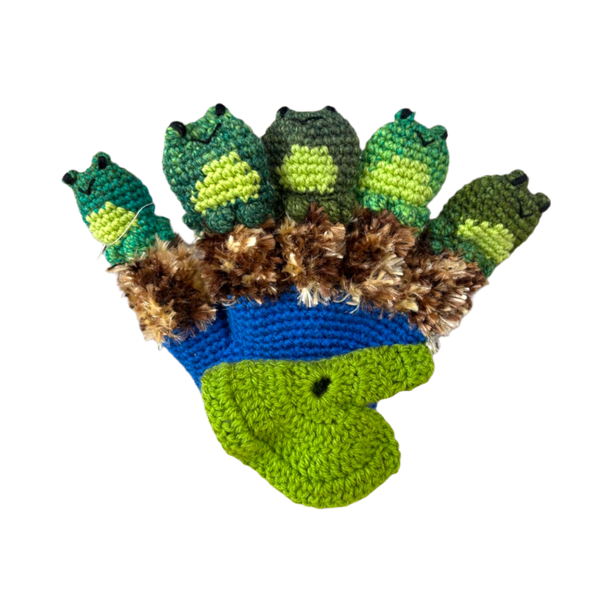 Suzie's Sunshine Dolls - Handmade Crochet Finger Puppet Gloves – Interactive Storytime Fun