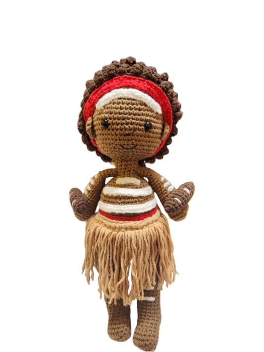 Suzie's Sunshine Dolls - First Nations dancers of Australia (short hair)