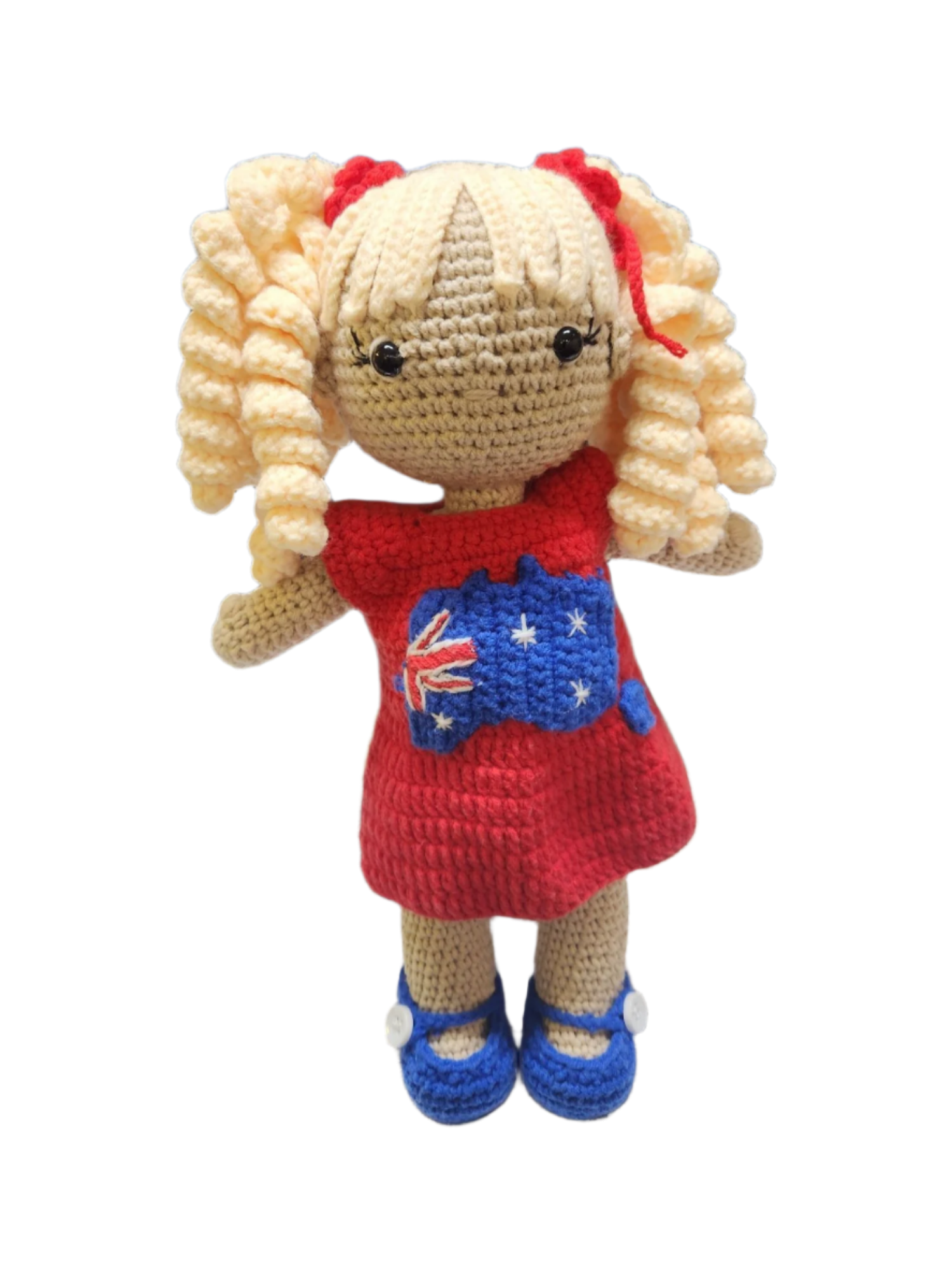 Suzie's Sunshine Dolls - Australia Flag (long hair dolls) Mia