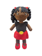 Suzie's Sunshine Dolls - Indigenous Australian Flag (long hair doll) - Alinta