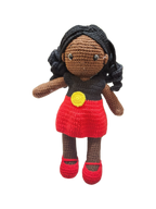 Suzie's Sunshine Dolls - Indigenous Australian Flag (long hair doll) - Alinta
