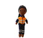 Suzie's Sunshine Dolls - Miner/Tradie - Orange Hi-viz