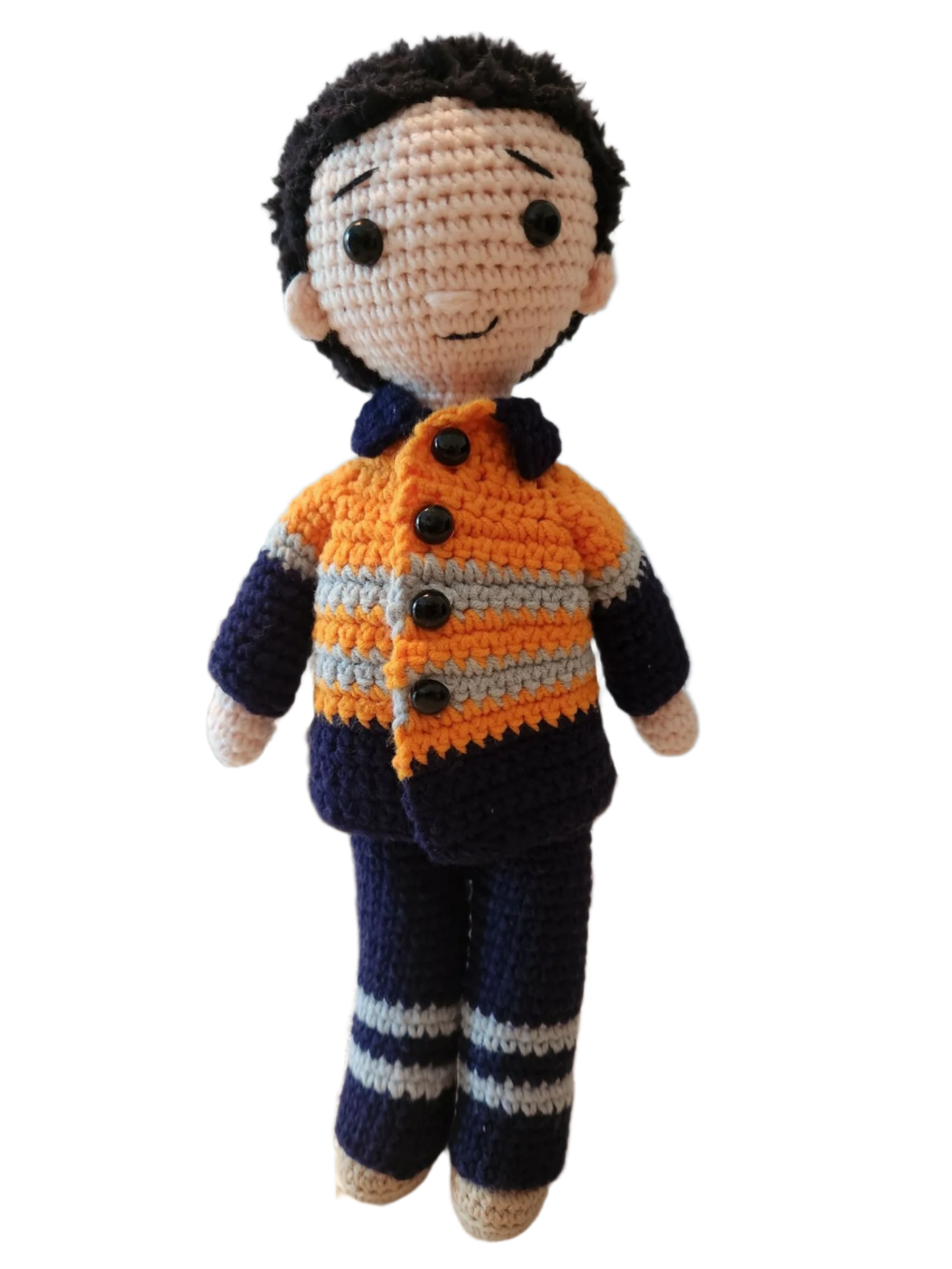 Suzie's Sunshine Dolls - Miner/Tradie - Orange Hi-viz