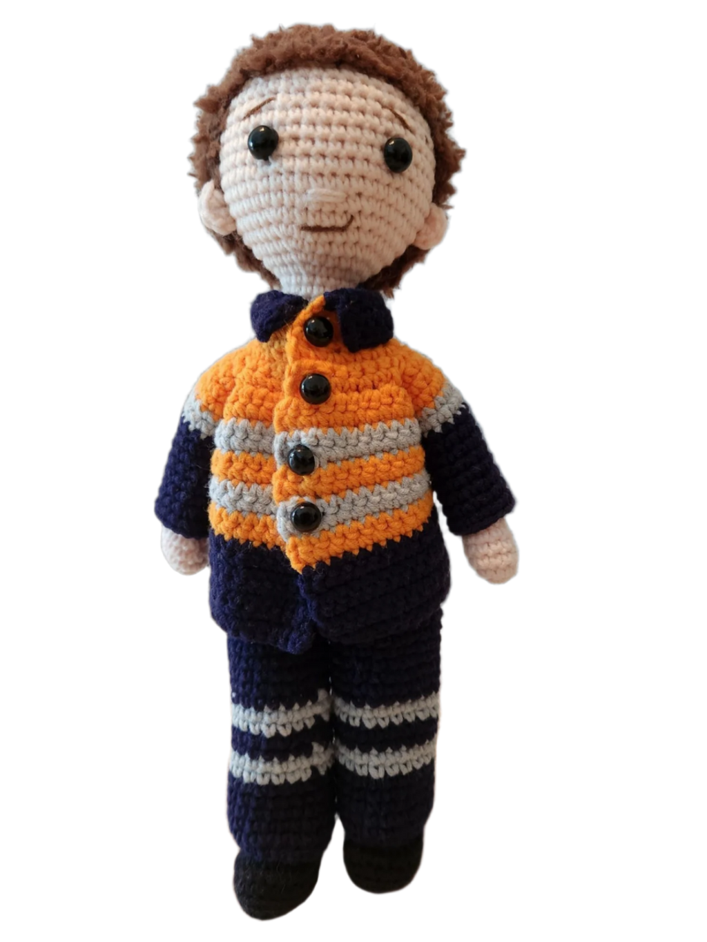 Suzie's Sunshine Dolls - Miner/Tradie - Orange Hi-viz