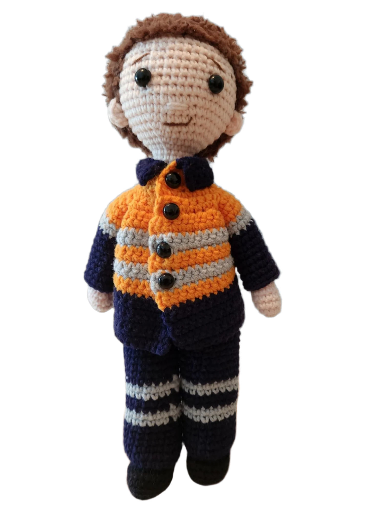 Suzie's Sunshine Dolls - Miner/Tradie - Orange Hi-viz