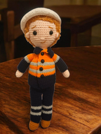Suzie's Sunshine Dolls - Miner/Tradie - Orange Hi-viz