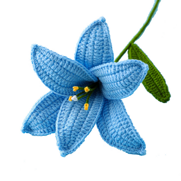 Suzie's Sunshine Dolls - Crocheted Flowers - Handmade Crochet Lily Flowers – Elegant & Everlasting Blooms