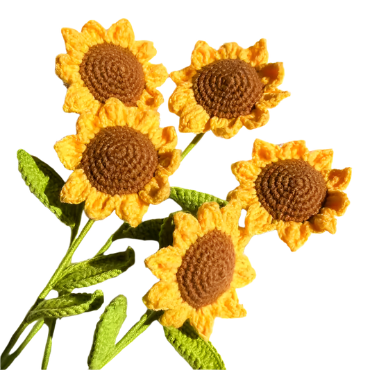 Suzie's Sunshine Dolls - Handcrafted Crochet Sunflowers