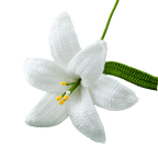 Suzie's Sunshine Dolls - Crocheted Flowers - Handmade Crochet Lily Flowers – Elegant & Everlasting Blooms - Suzie's Sunshine Dolls