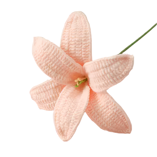 Suzie's Sunshine Dolls - Crocheted Flowers - Handmade Crochet Lily Flowers – Elegant & Everlasting Blooms