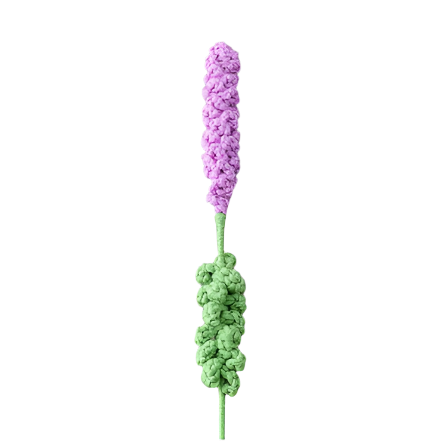 Suzie's Sunshine Dolls - Hand-Crocheted Lavender Stems