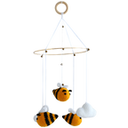 Suzie's Sunshine Dolls - Handmade Crochet Baby Crib Mobile – Buzzing with Charm