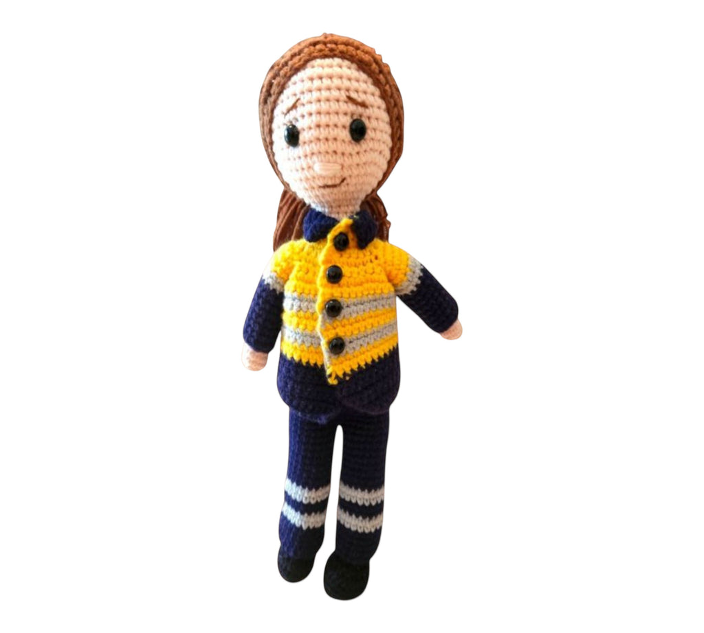 Suzie's Sunshine Dolls - Miner/Tradie - Yellow Hi-viz - Suzie's Sunshine Dolls