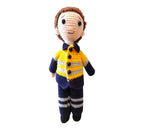 Suzie's Sunshine Dolls - Miner/Tradie - Yellow Hi-viz - Suzie's Sunshine Dolls