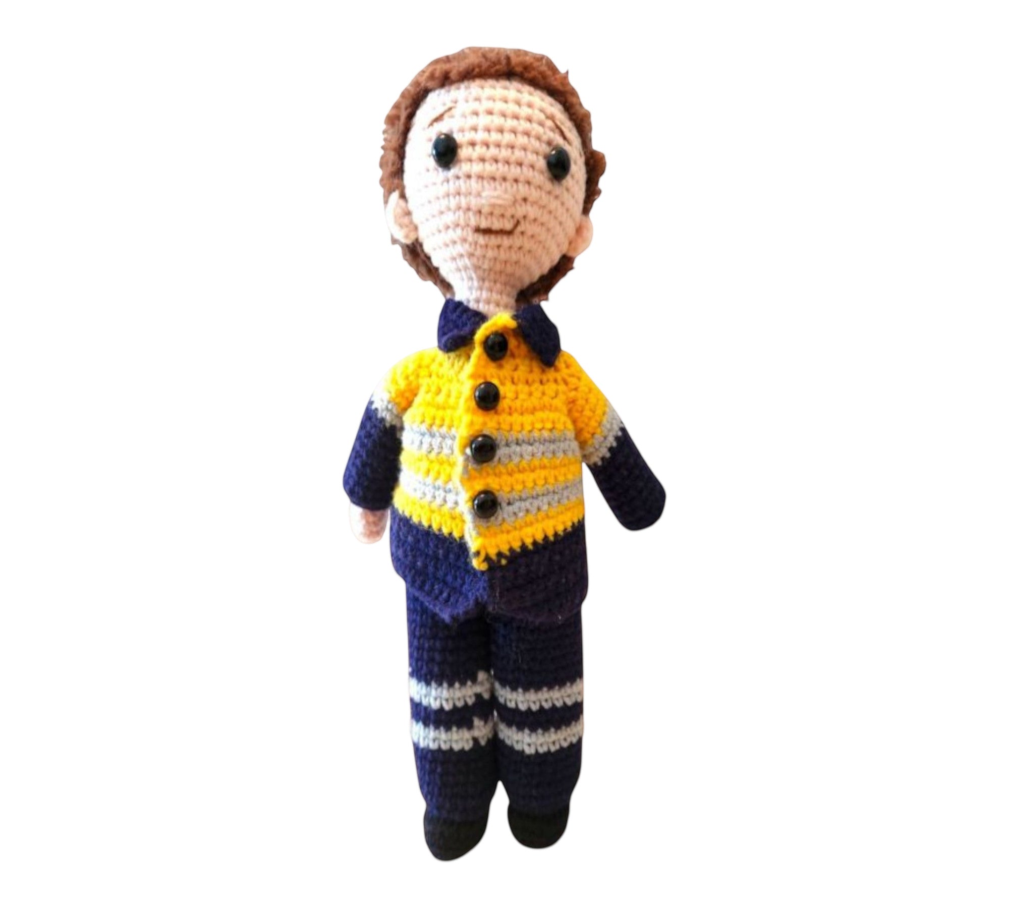 Suzie's Sunshine Dolls - Miner/Tradie - Yellow Hi-viz - Suzie's Sunshine Dolls